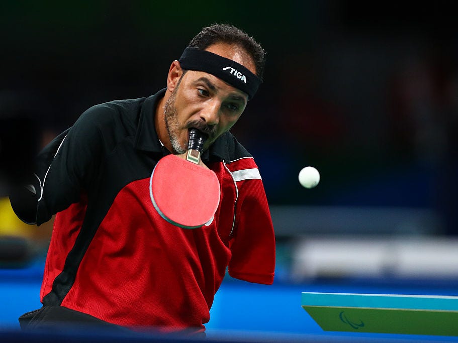 Armless table tennis player inspires the world