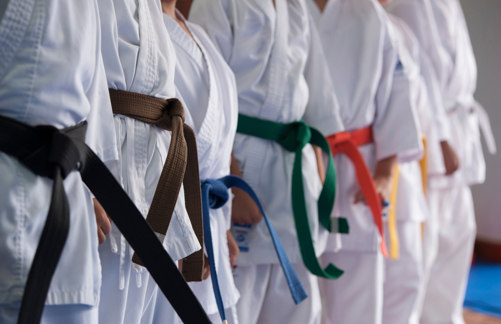 The origin of color belts in martial arts