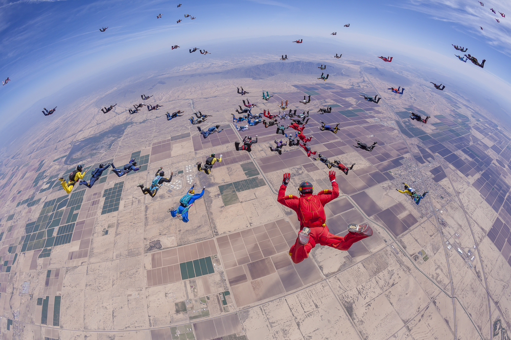 Three incredible skydiving records